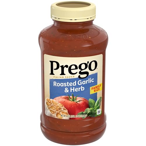 Image of Prego Roasted Garlic and Herb Pasta Sauce, 45 oz Jar