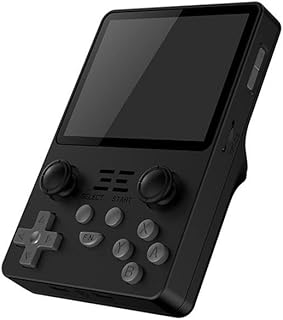 3.5 Inch Retro Arcade Built-in 20000 Games,Handheld Game Console Powkiddy RGB20S,Portable Video Games Console(black16GB+128GB)
