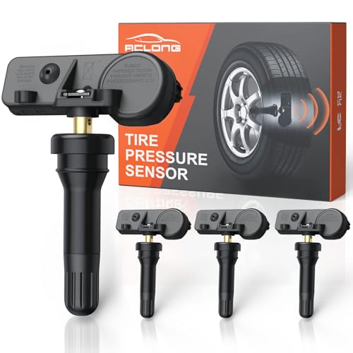 433MHz TPMS Sensor for Chrysler, Dodge Charger Grand Caravan, RAM 1500 2500 3500 4500 5500 2009, for Volkswagen, Pre-Programmed Tire Pressure System Sensors 56029359AB 68078768AA, 4 PCS