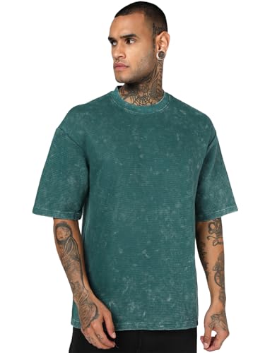 T-shirt col rond homme Bewakoof Heavy Duty 1.0 la qualité supérieure du polycoton texturé