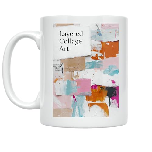 Creative Coffee Mug - Layered Collage Art Design - 11