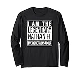 I am the Legend シャツ、ナサニエルへのギフトアイデア 長袖Tシャツ