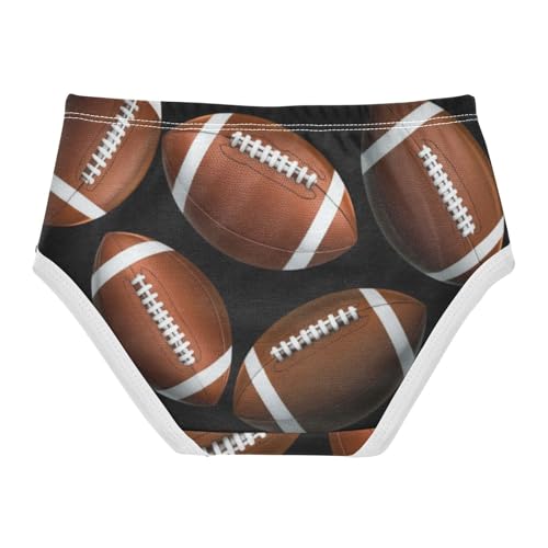 Cotton Toddler Underwear Floral American Footballs Black Cute Panties Girl Designer Kids Briefs Undies 2t2
