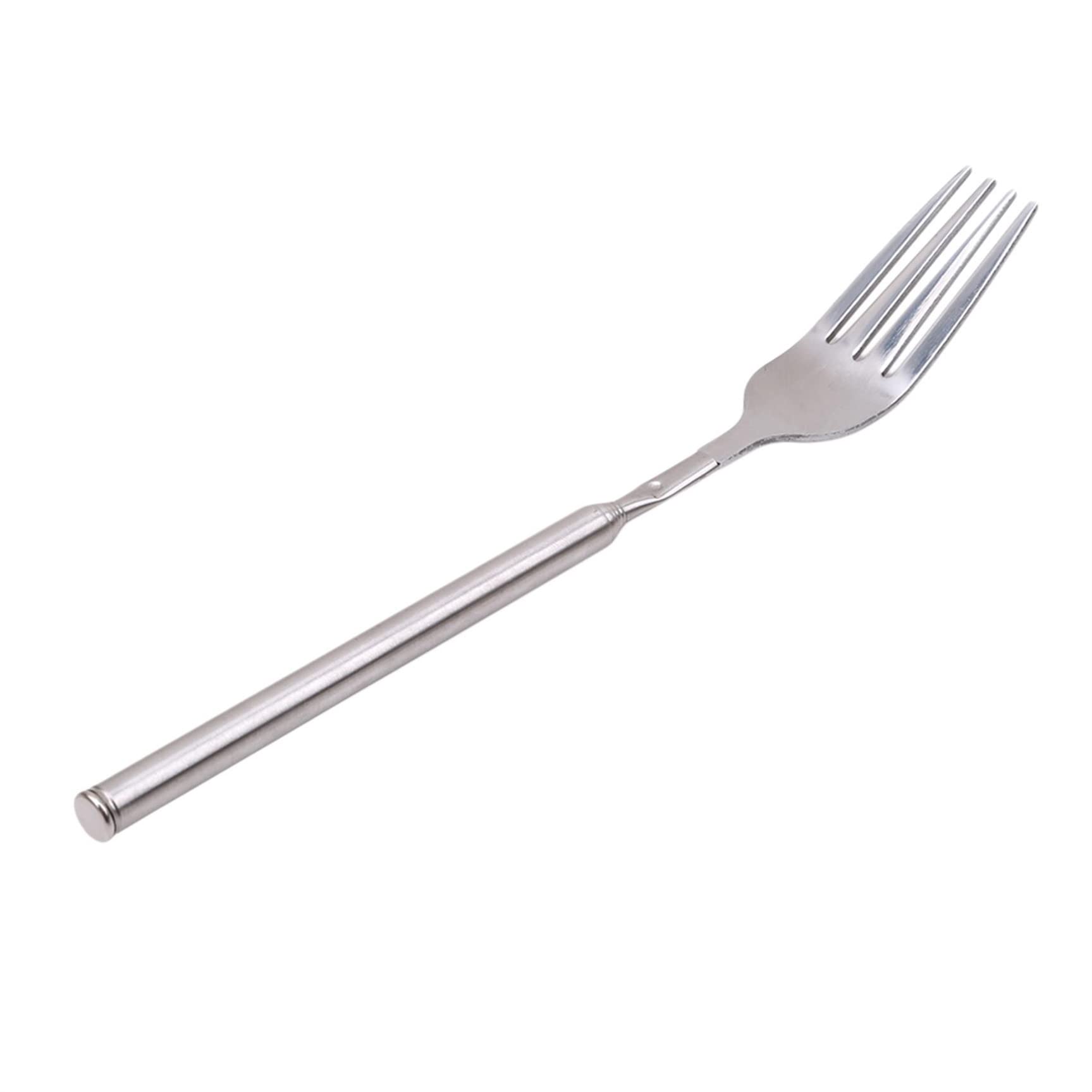 Sperrins Stainless Steel Dinner Fork,BBQ Telescopic Extendable Dinner Fruit Dessert Long Handle Fork,Anti rust