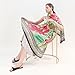 DANA XU Women's 100% Mulberry Silk Pashmina Shawl and Wraps Extra Large Floral Scarf for Evening Dresses, Soft Oversized