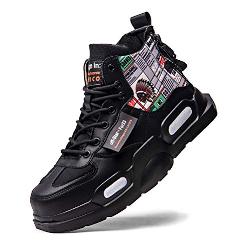 XIDISO Men Fashion Sneakers High Tops Casual Walking Shoes Sports Jogging Sneaker for Men