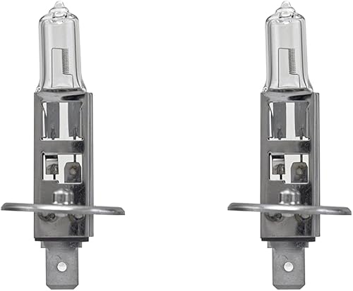 HELLA Bombilla de rendimiento H1P50 +50, 12 V, 55 W (paquete de 2)