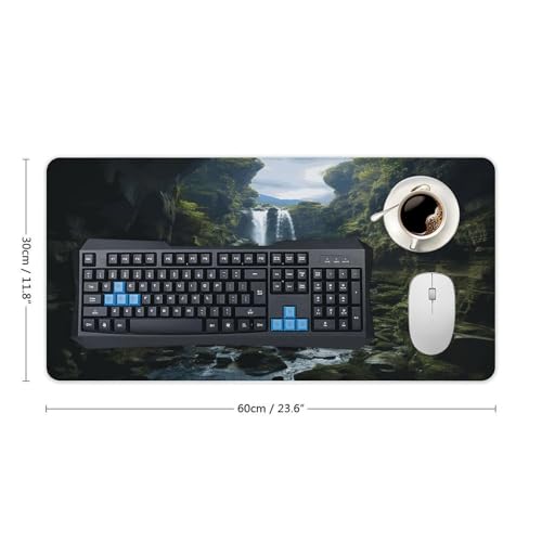 Waterfall Cliff desk pad grande rectangular goma miniatura 2