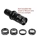 Microscopes Equipment 0.3X 0.35X 0.5X 1X 2.0X 0.75X Industry Video Microscope Camera Objective Lens for 10A C-Mount Lens Barlow Auxiliary Glass Lens(0.5X)