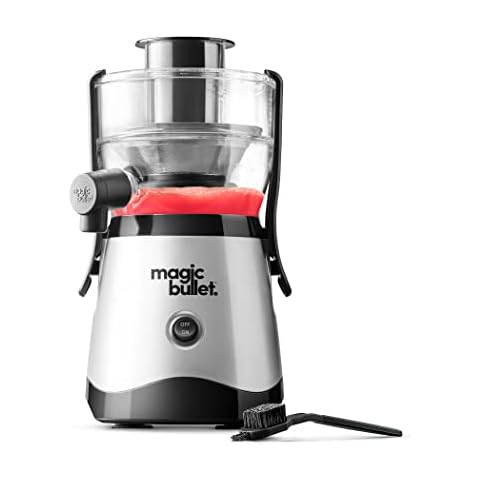 magic bullet Mini Juicer (Renewed), no cup, Silver and Black Cover