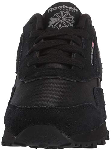 Image of Reebok Boy's Classic Nylon Sneaker, Black /Carbon, 1