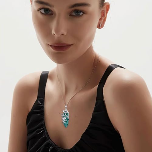 Frog Necklace 925 Sterling Silver Frog Pendant Birthstone Quartz Jewelry Gift for Women s Mom4