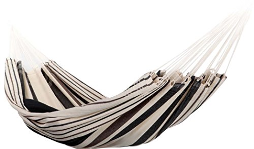 MacaMex Ma de 01083, Brasil Hamac Comfort Premium Cafe Hamac Double en Coton brasiien, 400 x 170 x 150 cm Marron
