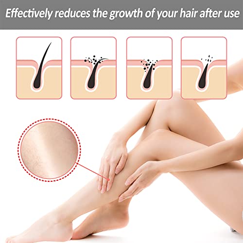 Crystal Hair Eraser,Magic Hair Remover Painless For Women And Men Legs Arm Back,Slim Nails &Remover Exfoliation Hair Removal Stone Tool，Washable Nano Hair Removal Tool,Smooth Skin Gifts #TOP4