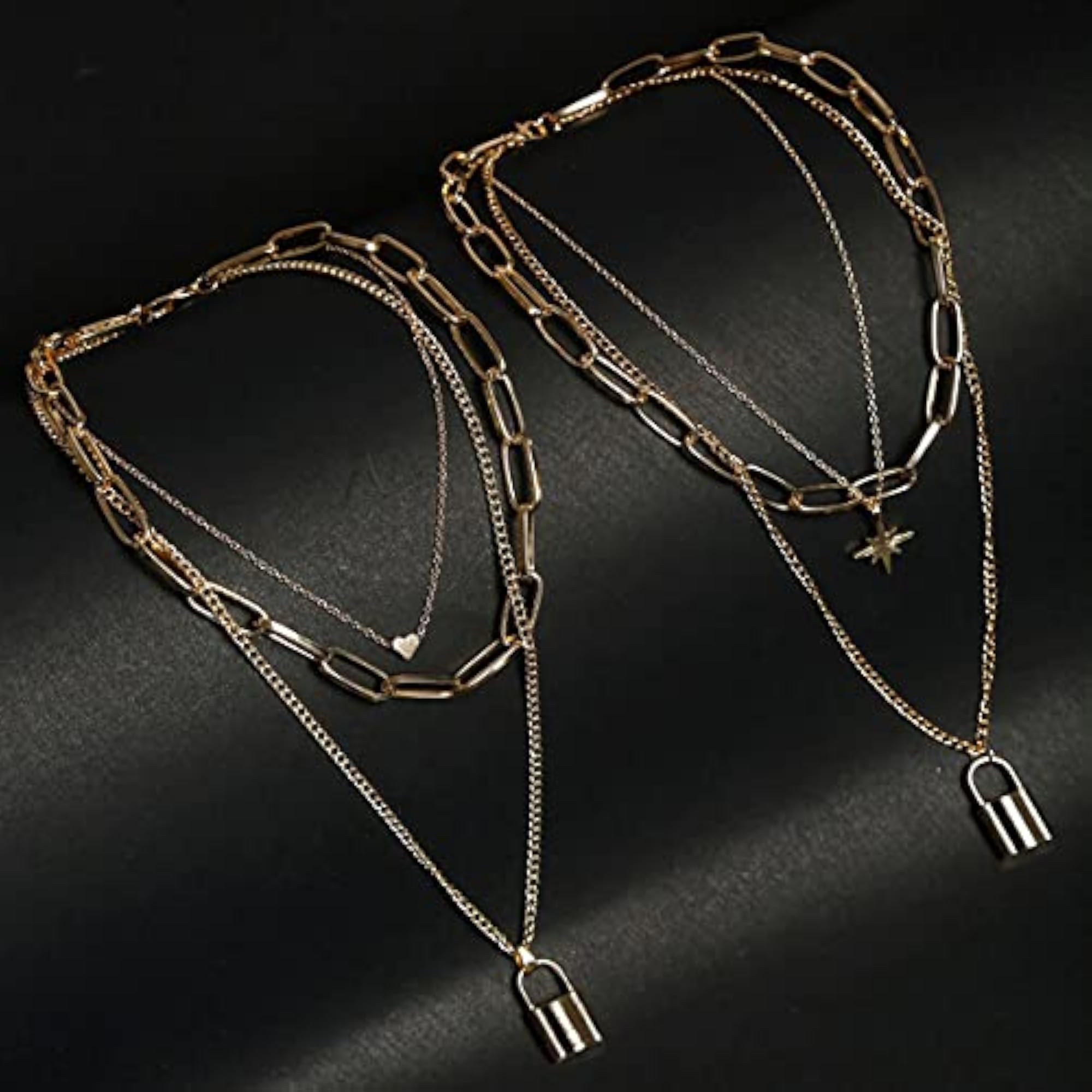 Layered Necklace Combo Set - Stylish Jewelry for Women