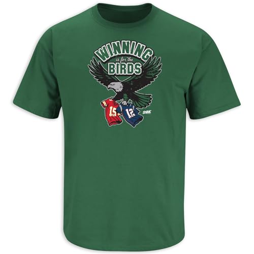 Camiseta de fútbol de Filadelfia Winning is for The Birds en tallas grandes que no aprieta