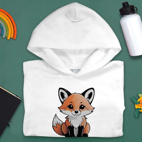 Azeeda 'Adorable Red Fox' Children's Hoodie/Hooded Sweater (KO043639)3