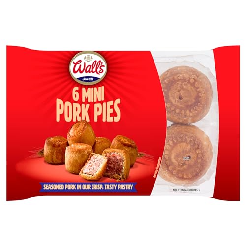 Walls 6 Mini Pork Pies 300g