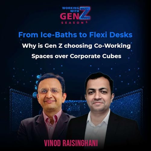 『From Ice-Baths to Flexi Desks – Why is Gen Z choosing Co-Working Spaces over Corporate Cubes』のカバーアート