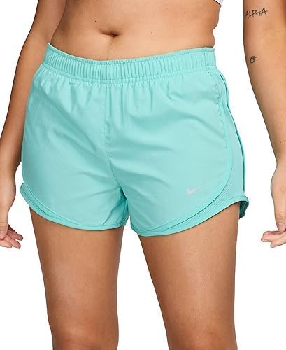 Nike Tempo Women's Brief Lined Running Shorts (US, Alpha, Small, Regular, Regular, Green Frost 348)