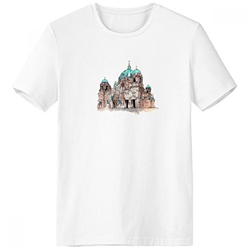 T-shirt Berlin Homme sports confort d'été vêtements de printemps blanc