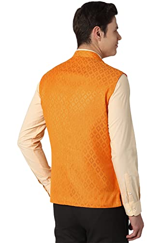 Image of Peter England Men's printed A-Line Coat