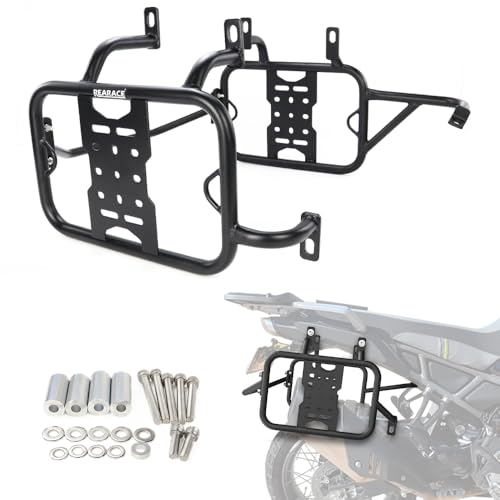 REARACE Saddlebag Support Racks Fit for CFMOTO 450MT/IBEX 450 2024-2025 Motorcycle Pannier Side Carrier Luggage Rack