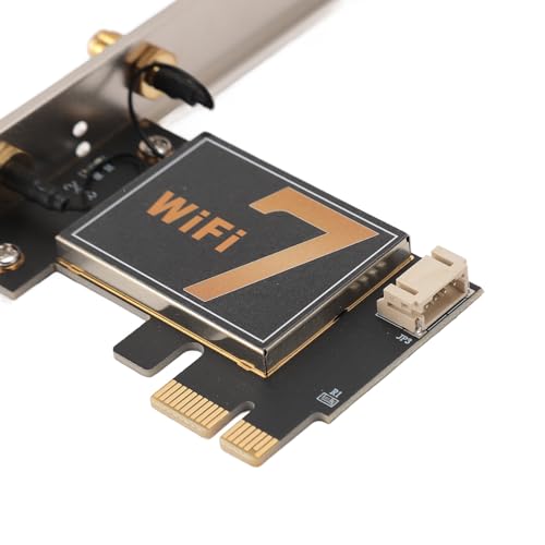 BE200NGW, Tarjeta PCI Ex1 con antena de 8DB, Adaptador de red inalámbrico WIFI7 5.4 para PC de escritorio (con base de antena desmontable) miniatura 7