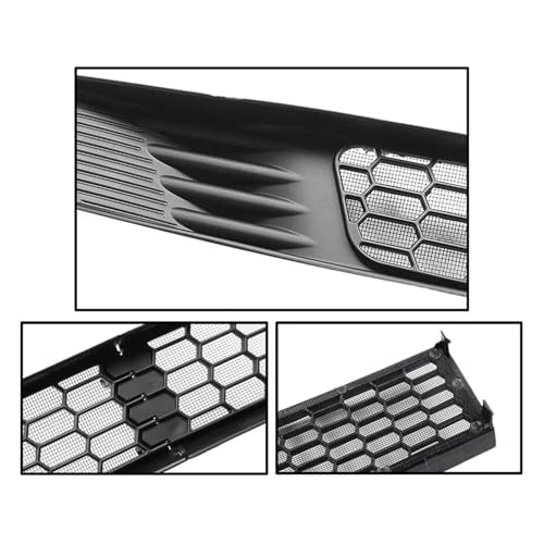 Parrilla parachoques para Tesla Model 3 2017-2022, panel de malla protectora premium de capó 3