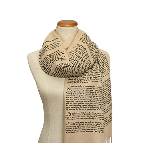 Universal Zone Darcy's Letter to Elizabeth from Pride and Prejudice by Jane Austen Shawl Scarf Wrap3
