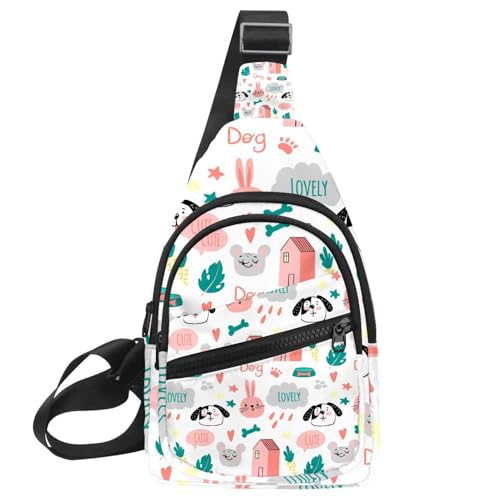 Sac à bandoulière feuilles exotiques pour femmes et hommes