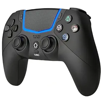 BETMI Wireless Controller for PS5/Pro/Slim and PC with Hall Joysticks (Black)