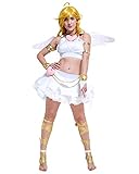 Miccostumes Women's Panty Cosplay Costume (White, Large)