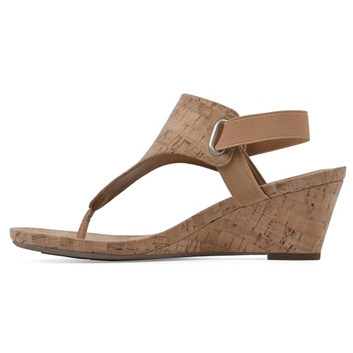 Image of WHITE MOUNTAIN Women's All Good Cork Wedge Sandal