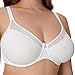 Bali Women's One Smooth U Ultra Light Illusion Neckline Underwire Bra, White,40B