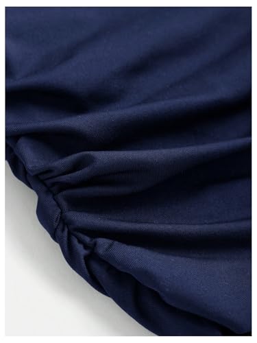 Floerns Girl's Basic Sleeveless Bandeau Kids Strapless Ruched Tube Tops4