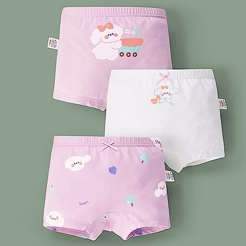 Kiench Girls' Underwear Boyshorts Cotton Panties 6-Pack4