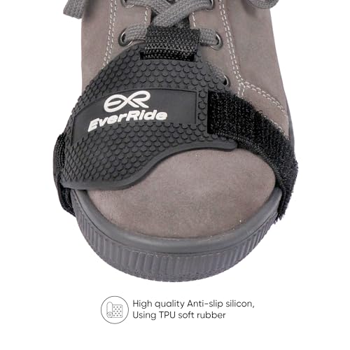 Image of Shoe Protector Gear Shift Pad - Anti-Slip Rubber Boot Guard for Motorcycle Riding Shoes | Durable, Easy to Wear, Long-Lasting Protection