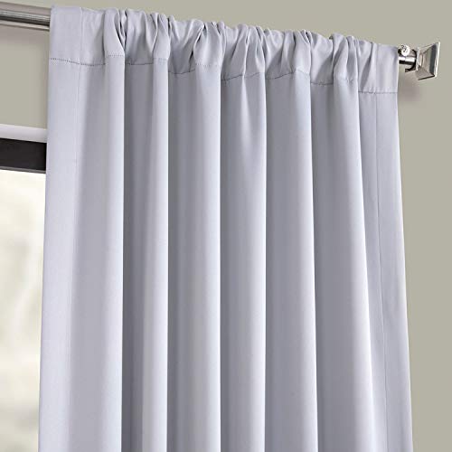 HPD Half Price Drapes Room Darkening Curtains 84 Inches Long for Bedroom & Living Room (1 Panel), 50 X 84, Fog Grey - Image 2