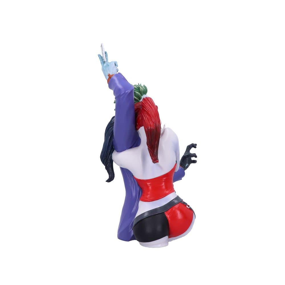 Nemesis Now Licenza Ufficiale The Joker e Harley Quinn Bust, Multicolore, 37,5 cm, 37.5cm