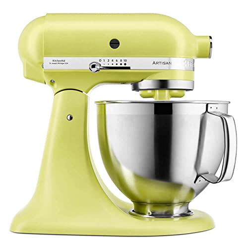 KitchenAid ARTISAN 4,8 L Küchenmaschine mit kippbarem Motorkopf 5KSM185PS (Kyoto Grün), 5KSM185PSEKG, Grun