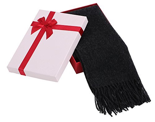 Luxuriously Winter Scarfs for Women Scarves Winter Scarf for Men Scarves for Women Winter Warm w/Gift Box,Black