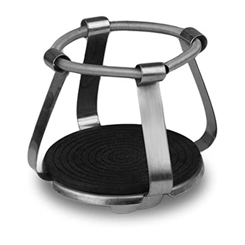 SI-1614 Stainless Steel Flask Clamp Used with Benchtop Orbital Shaker, 9 Platform Capacity, For 1000ml Flask