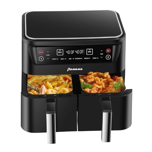 Airfryer 8L, Dual-Zone-Airfryer 6-in-1 – zum...