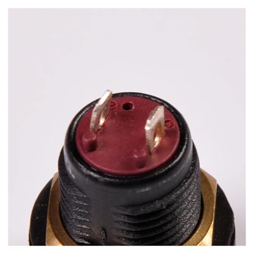 Pulsador de 12mm de plástico amarillo interruptor con retención latching 2