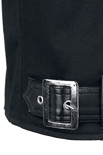 Gilet Gothic Di Gothicana By Emp - Akephalos - S A Xxl - Uomo - Nero - 4