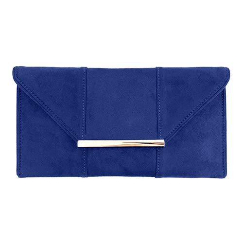 Image of JNB Faux Microsuede Envelope Clutch