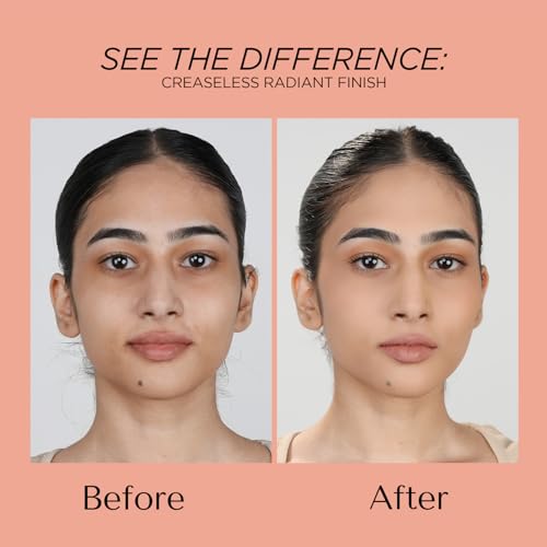Image of BELLAVITA Hydmatte FX - Airbrush Liquid Foundation with SPF 50 and PA ++++ for Radiant Finish | Infused with Hyaluronic Acid & Niacinamide| 16 hour oil control | Creaseless, Smooth Finish | Lightweight & Long-Lasting Formula | Soft Ivory | 30 ML