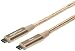 Produktbild Amazon Basics - Verbindungskabel, USB Typ C auf USB Typ C, USB-3.1-Standard der 2. Generation, doppelt geflochtenes Nylon, 0,3 m, Gold