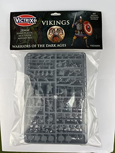 VICTRIX - Vikings - 60 Figures - 28mm Plastic Miniatures - Dark Ages - Image 4